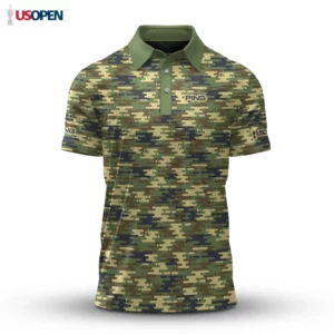 Golf 2026 Open. Wave Camo Pattern AOP Polo Shirt LDLO19112520