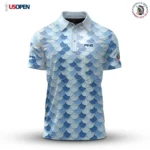 Golf 2026 Open. Fish Scales Pattern AOP Polo Shirt LDLO19112504