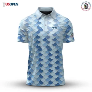 Golf 2026 Open. Fish Scales Pattern AOP Polo Shirt LDLO19112504