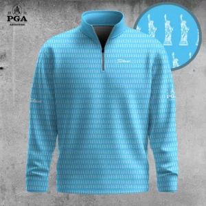 Golf 2026 Blue Statue of Liberty AOP Quarter-zip Pullover LDLO30012670