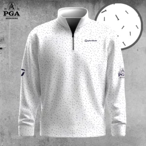 Golf 2026 Golf Tees Pattern White AOP Quarter-zip Pullover LDLO30012684