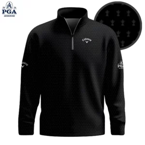Golf 2026 Trophy Pattern Black AOP Quarter-zip Pullover LDLO30012687