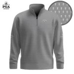 Golf 2026 Light Grey Pattern AOP Quarter-zip Pullover LDLO30012691