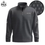 Golf 2026 Dark Grey Pattern AOP Quarter-zip Pullover LDLO300126101