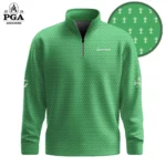 Golf 2026 Green Pattern AOP Quarter-zip Pullover LDLO30012695