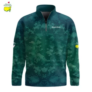 Golf 2026 Masters Tour Green Pixel Camo AOP Quarter-zip Pullover LDLO03022629