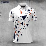 Golf 2026 Open. Triangle Sport Pattern AOP Polo Shirt LDLO26022610