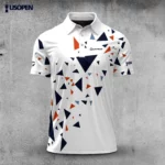 Golf 2026 Open. Triangle Sport Pattern AOP Polo Shirt LDLO26022609