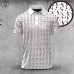 Golf 2026 Open. Tribal Arrow Seamless Pattern AOP Polo Shirt LDLO26022629