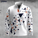 Golf 2026 Open. Triangle Sport Pattern AOP Quarter-zip Pullover LDLO26022623