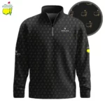 Golf 2026 Masters Tour Black Pattern AOP Quarter-zip Pullover LDLO03022616