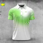 Golf 2026 Masters Tour Dynamic Sporty Green Pattern AOP Polo Shirt LDLO03022675