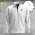 Golf 2026 Masters Tour Green Tee Pattern AOP Quarter-zip Pullover LDLO03022656