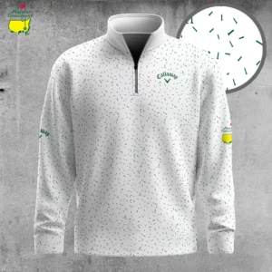 Golf 2026 Masters Tour Green Tee Pattern AOP Quarter-zip Pullover LDLO03022656