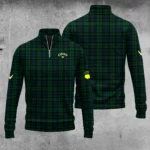 Golf 2026 Masters Tour Green Plaid AOP Quarter-zip Pullover LDLO03022654