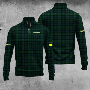 Golf 2026 Masters Tour Green Plaid AOP Quarter-zip Pullover LDLO03022653