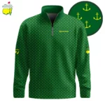 Golf 2026 Masters Tour Anchor Green Pattern AOP Quarter-zip Pullover LDLO03022645