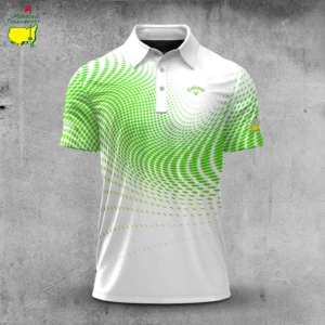 Golf 2026 Masters Tour Dynamic Sporty Green Pattern AOP Polo Shirt LDLO03022675