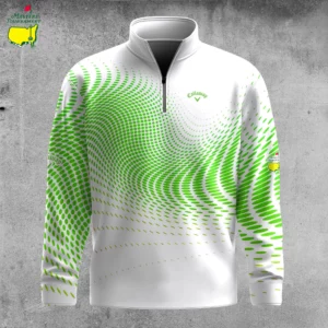 Golf 2026 Masters Tour Dynamic Sporty Green AOP Quarter-zip Pullover LDLO03022671