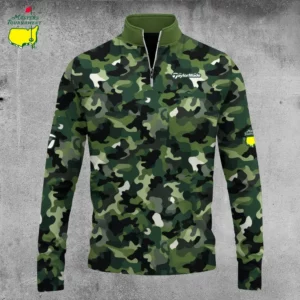 Golf 2026 Masters Tour Green Camo AOP Quarter-zip Pullover LDLO03022635