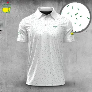 Golf 2026 Masters Tour Green Tee Pattern AOP Polo Shirt LDLO03022634