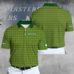 Golf 2026 Masters Tour Feathers & Crown in Green Pattern AOP Polo Shirt LDLO03022631