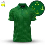 Golf 2026 Masters Tour Green and Yellow Anchor AOP Polo Shirt LDLO03022607