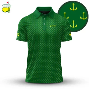 Golf 2026 Masters Tour Green and Yellow Anchor AOP Polo Shirt LDLO03022606