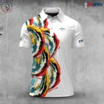 Golf 2026 Open. Color Wave Trophy Pattern AOP Polo Shirt LDLO26022612