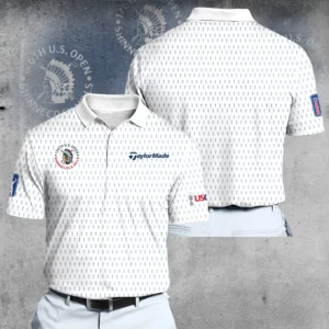 Golf 2026 Open. White Trophy Pattern AOP Polo Shirt LDLO26022621