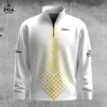 Golf 2026 Yellow Arrow Pattern AOP Quarter-zip Pullover LDLO30012616