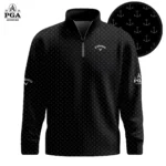 Golf 2026 Black Anchor AOP Quarter-zip Pullover LDLO30012624