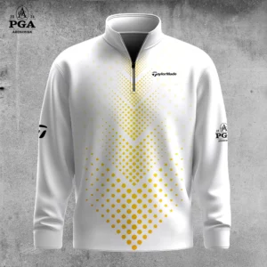 Golf 2026 Yellow Arrow Pattern AOP Quarter-zip Pullover LDLO30012617