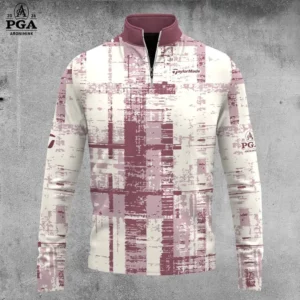 Golf 2026 Plum Red AOP Quarter-zip Pullover LDLO30012608