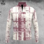 Golf 2026 Plum Red AOP Quarter-zip Pullover LDLO30012607