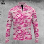 Golf 2026 Pink Camo AOP Quarter-zip Pullover LDLO30012606