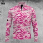 Golf 2026 Pink Camo AOP Quarter-zip Pullover LDLO30012605