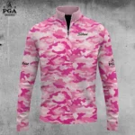 Golf 2026 Pink Camo AOP Quarter-zip Pullover LDLO30012604