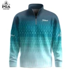 Golf 2026 Gradient Cyan Blue Pattern AOP Quarter-zip Pullover LDLO30012643