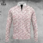 Golf 2026 Red Grass AOP Quarter-zip Pullover LDLO30012636