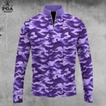 Golf 2026 Purple Camo AOP Quarter-zip Pullover LDLO30012621