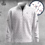 Golf 2026 PGA. America Golf Tee Pattern AOP Quarter-zip Pullover LDLO31032639
