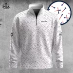 Golf 2026 PGA. America Golf Tee Pattern AOP Quarter-zip Pullover LDLO31032638