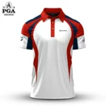 Golf 2026 PGA. Red Blue White AOP Polo Shirt LDLO31032642