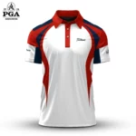 Golf 2026 PGA. Red Blue White AOP Polo Shirt LDLO31032641