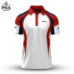 Golf 2026 PGA. Red Blue White AOP Polo Shirt LDLO31032644