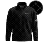 Golf 2026 PGA. Black AOP Quarter-zip Pullover LDLO31032670