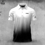 Golf 2026 PGA. Black & White UA Style AOP Polo Shirt LDLO310326108
