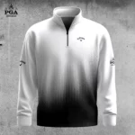 Golf 2026 PGA. Black & White UA Style AOP Quarter-zip Pullover LDLO310326111