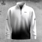 Golf 2026 PGA. Black & White UA Style AOP Quarter-zip Pullover LDLO310326109